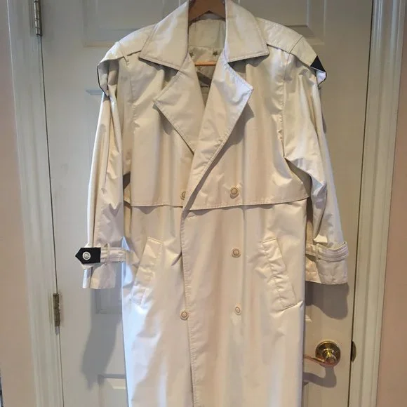 Laura Winston ウールコート　レザー切り替え　USA製　80s(?) Laura Winston | Jackets & Coats | Laura Winston 8s Vintage Trench